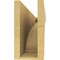 Ekena Millwork 5"W x 30"D x 10"H Thin Helena Rough Cedar Woodgrain TimberThane Corbel, Primed Tan CORUR05X30X10HELRCPR - alternate 5